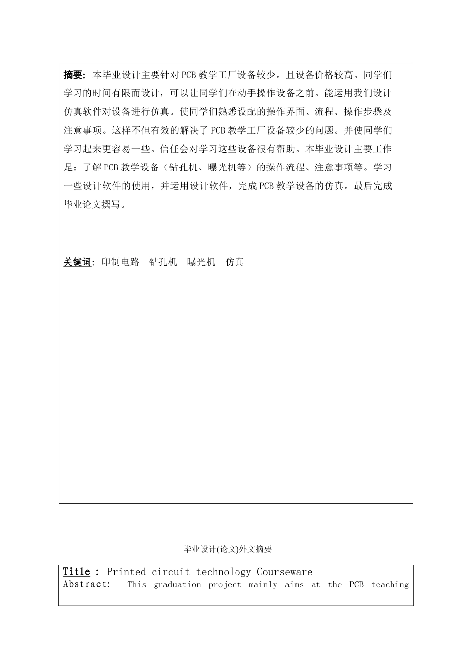 印制电路技术课件制作-精密电子电路专业毕业设计-毕业论文_第2页
