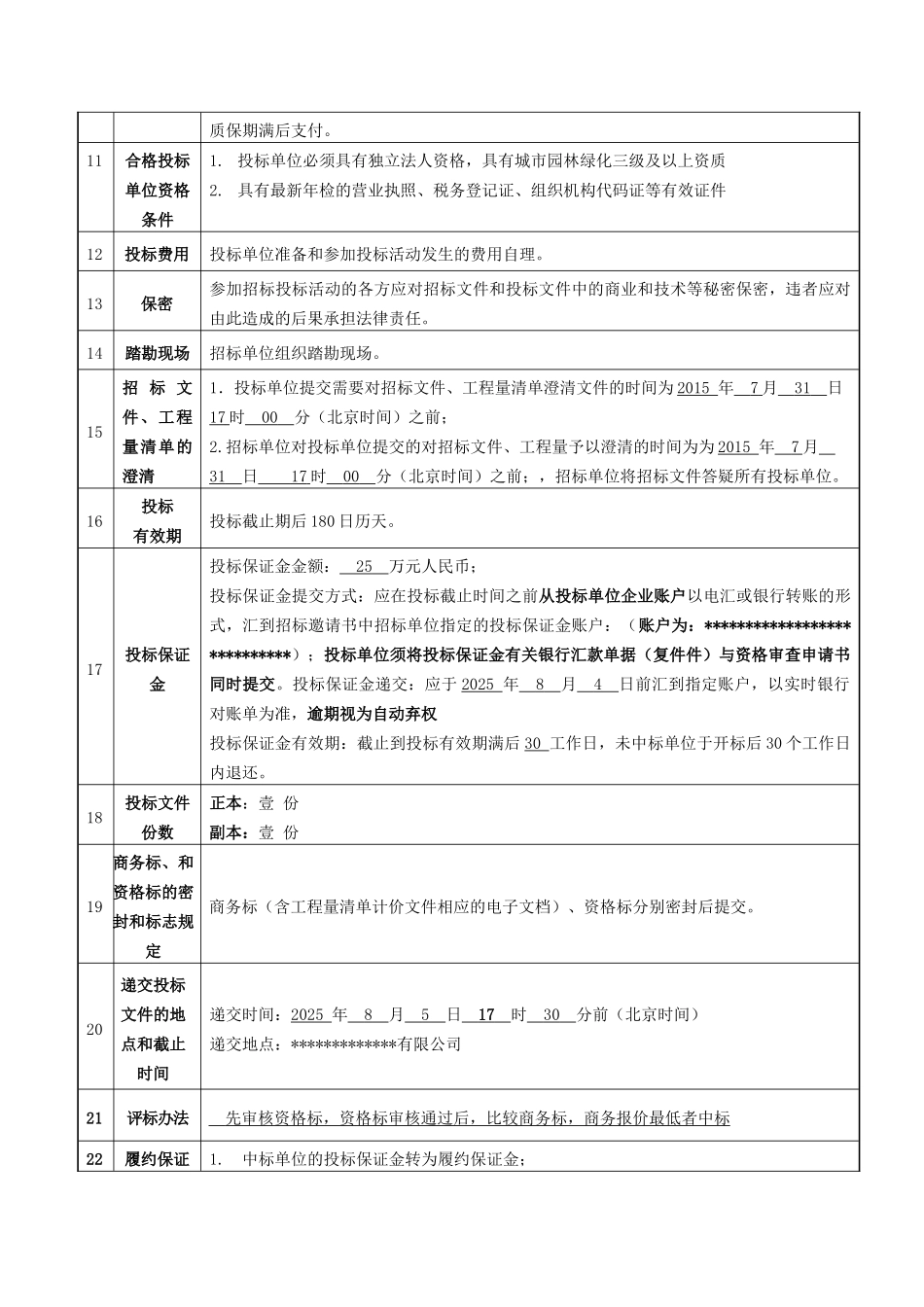 厂区绿化工程招标文件_第3页