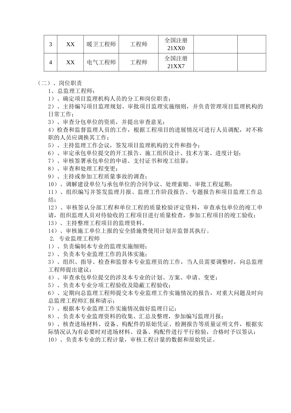 厂房工程综合建筑监理规划_第3页
