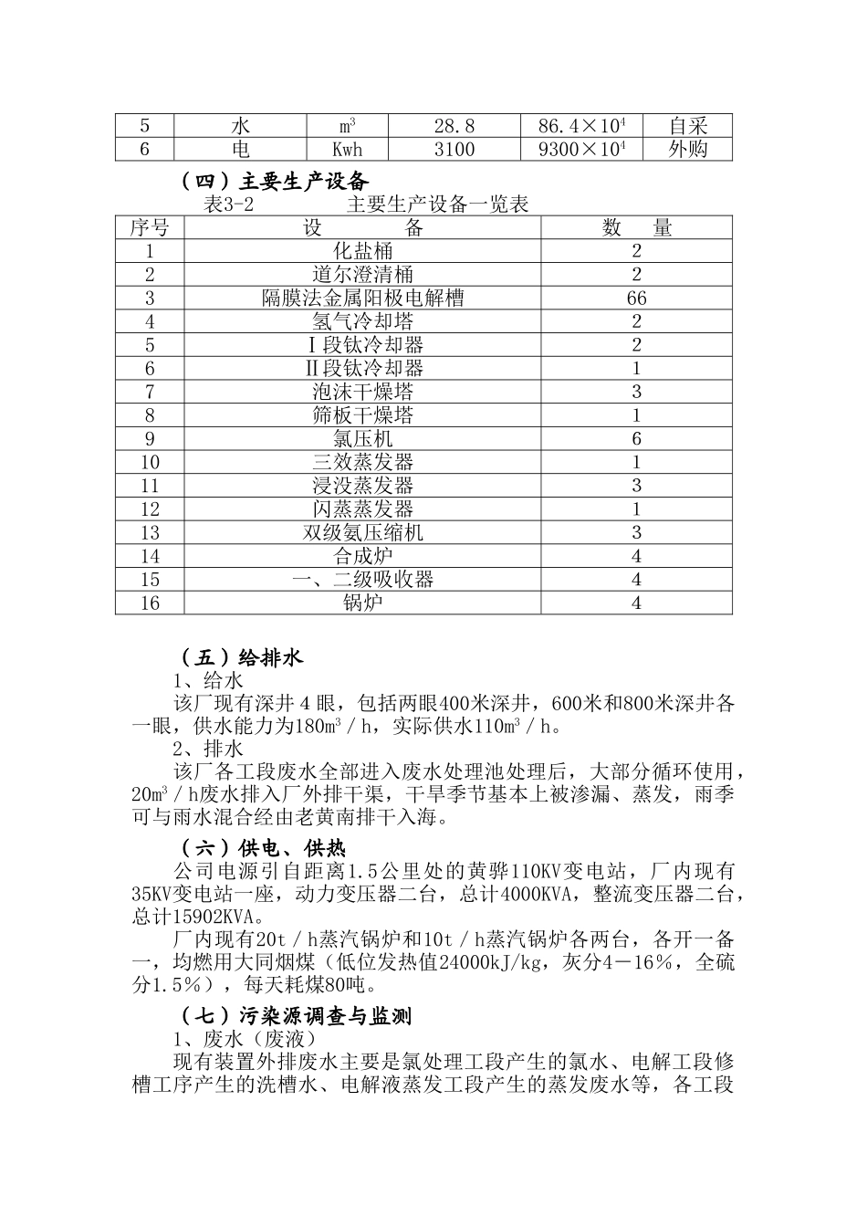 厂烧碱、液氯、盐酸生产项目环境影响报告书_第3页
