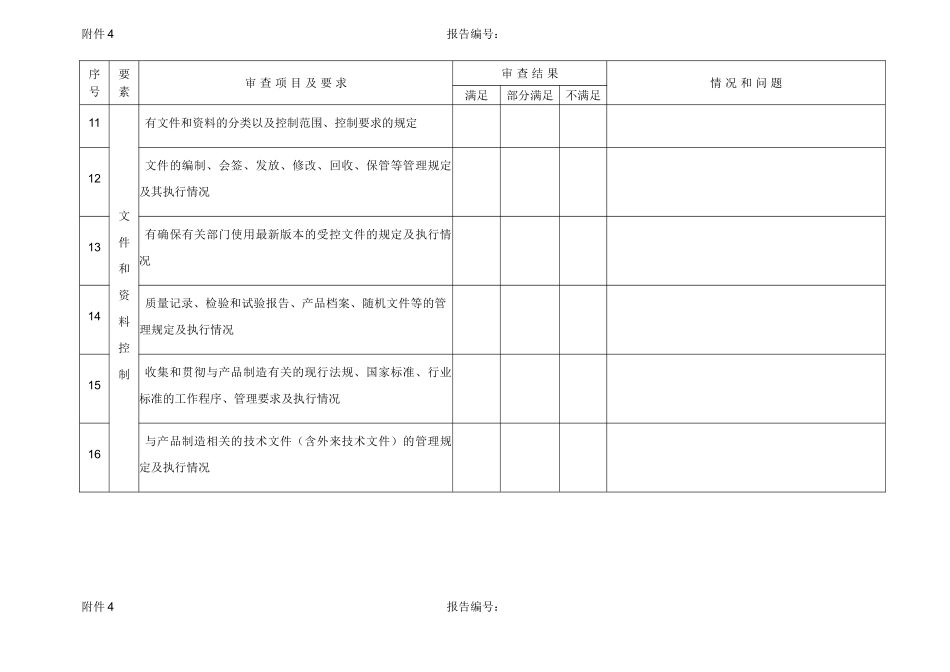 压力容器质量管理体系文件及实施情况评审表_第2页