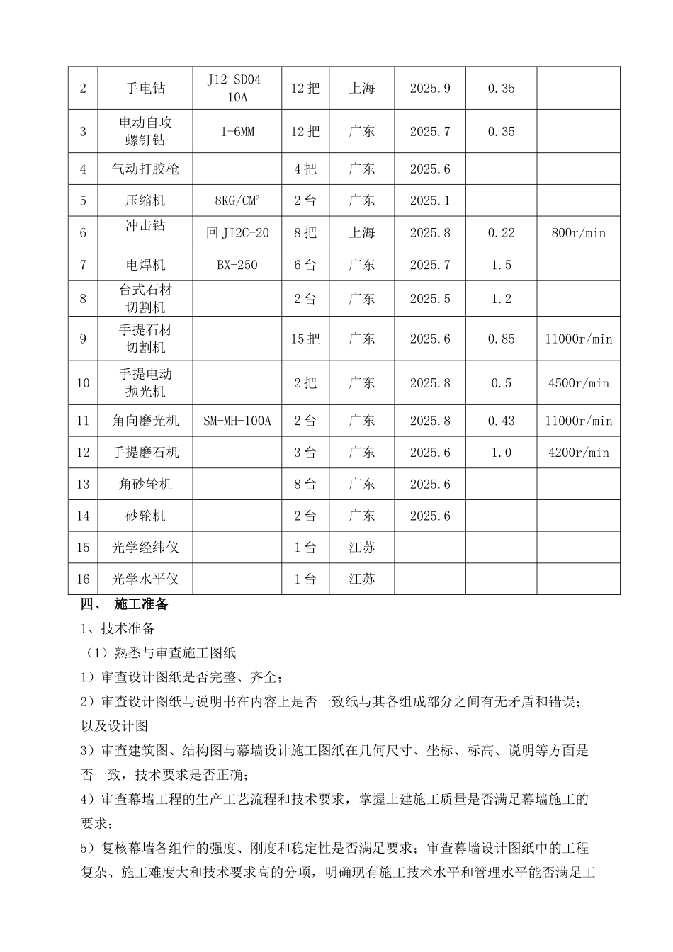 厦门某住宅工程干挂石材施工方案_第3页