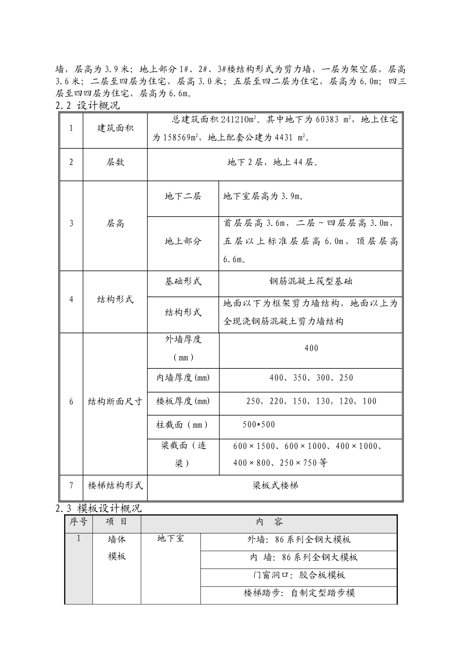 厦门某住宅项目模板工程施工方案_第3页