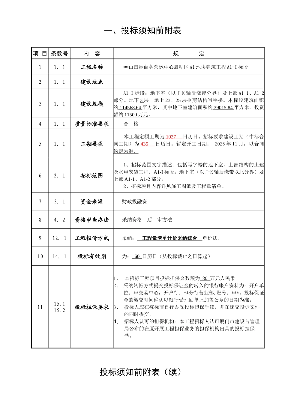 厦门高层办公楼工程施工合同_第1页