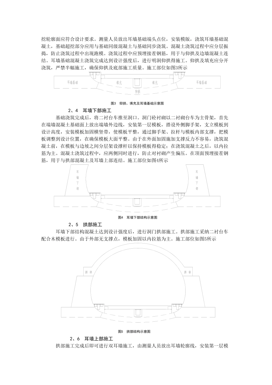 双耳墙隧道洞门施工技术_第3页