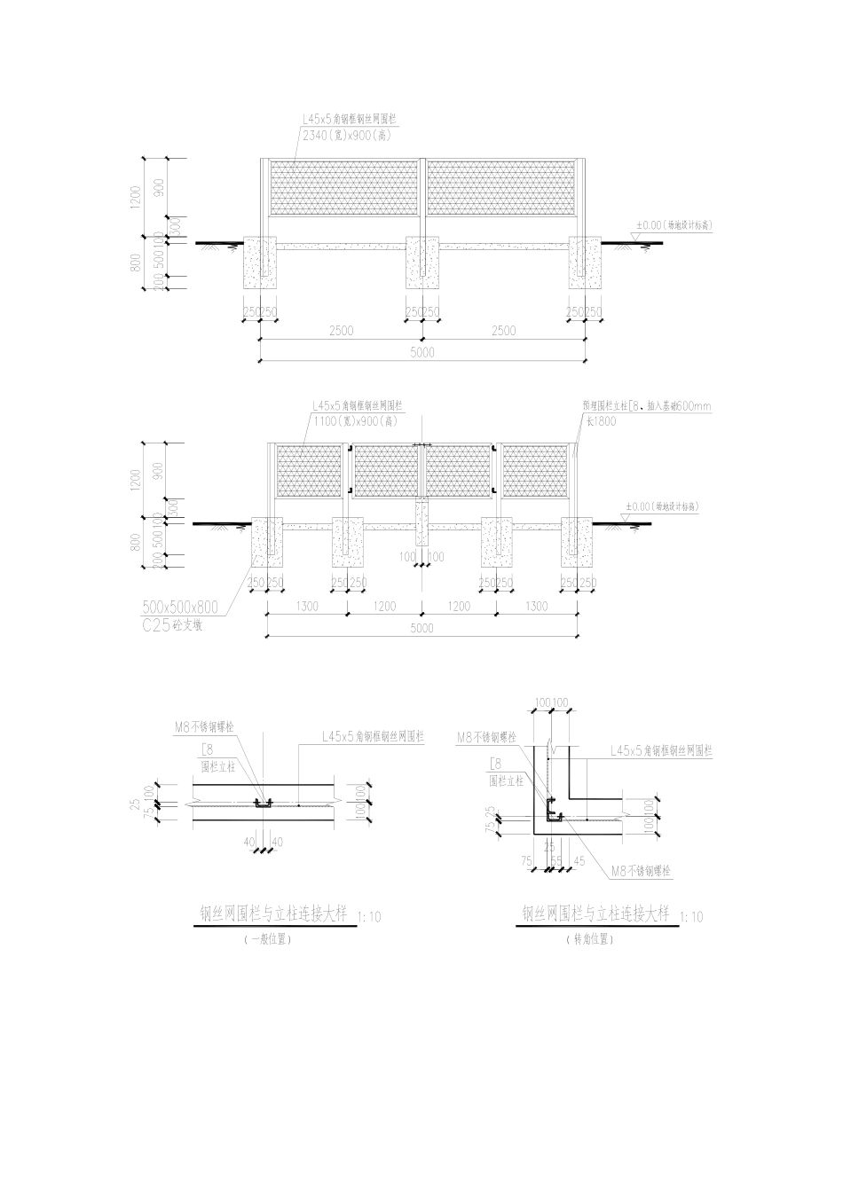 变电站电抗器围栏施工工艺标准_第2页