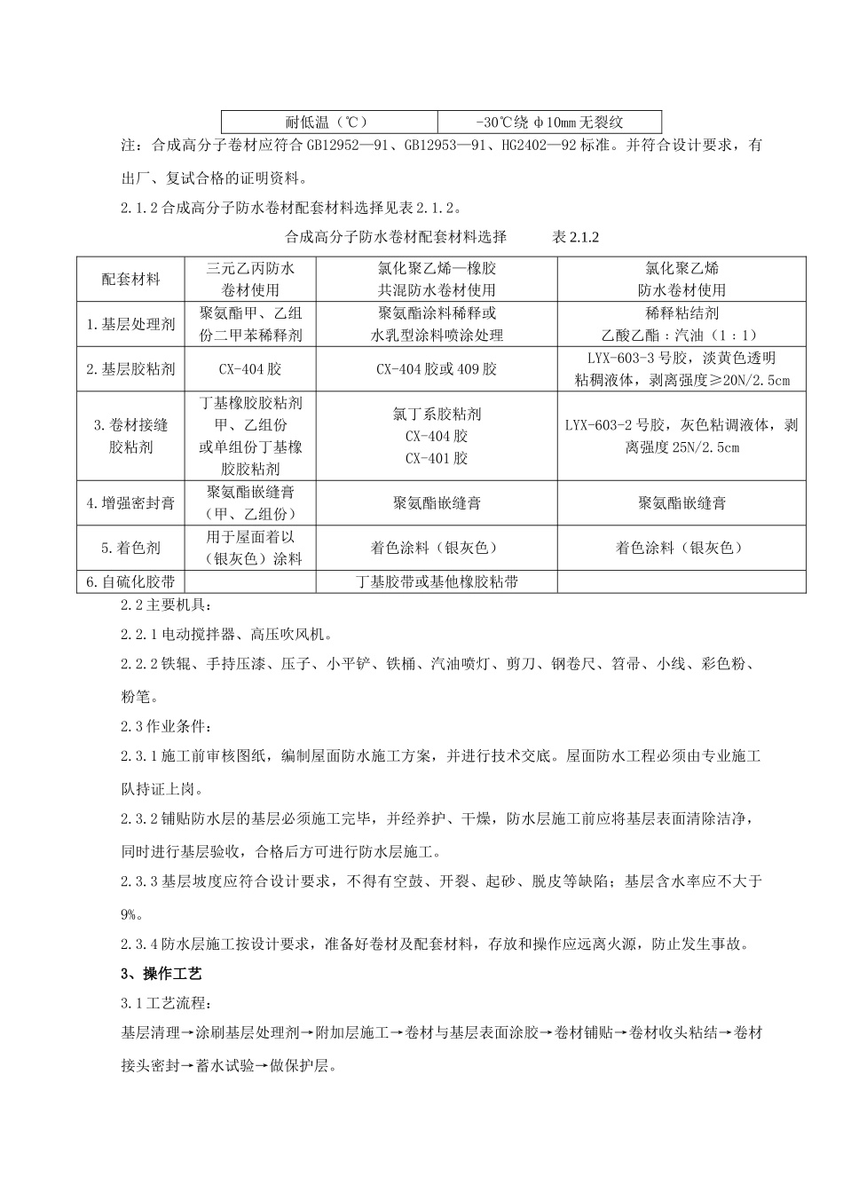 合成高分子卷材屋面防水层质量管理_第2页