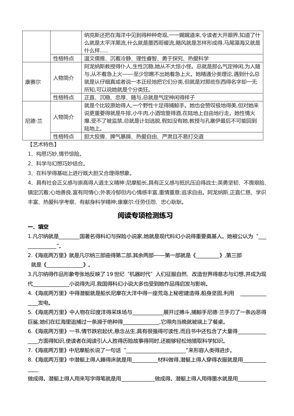 名著导读《海底两万里》知识梳理_第2页