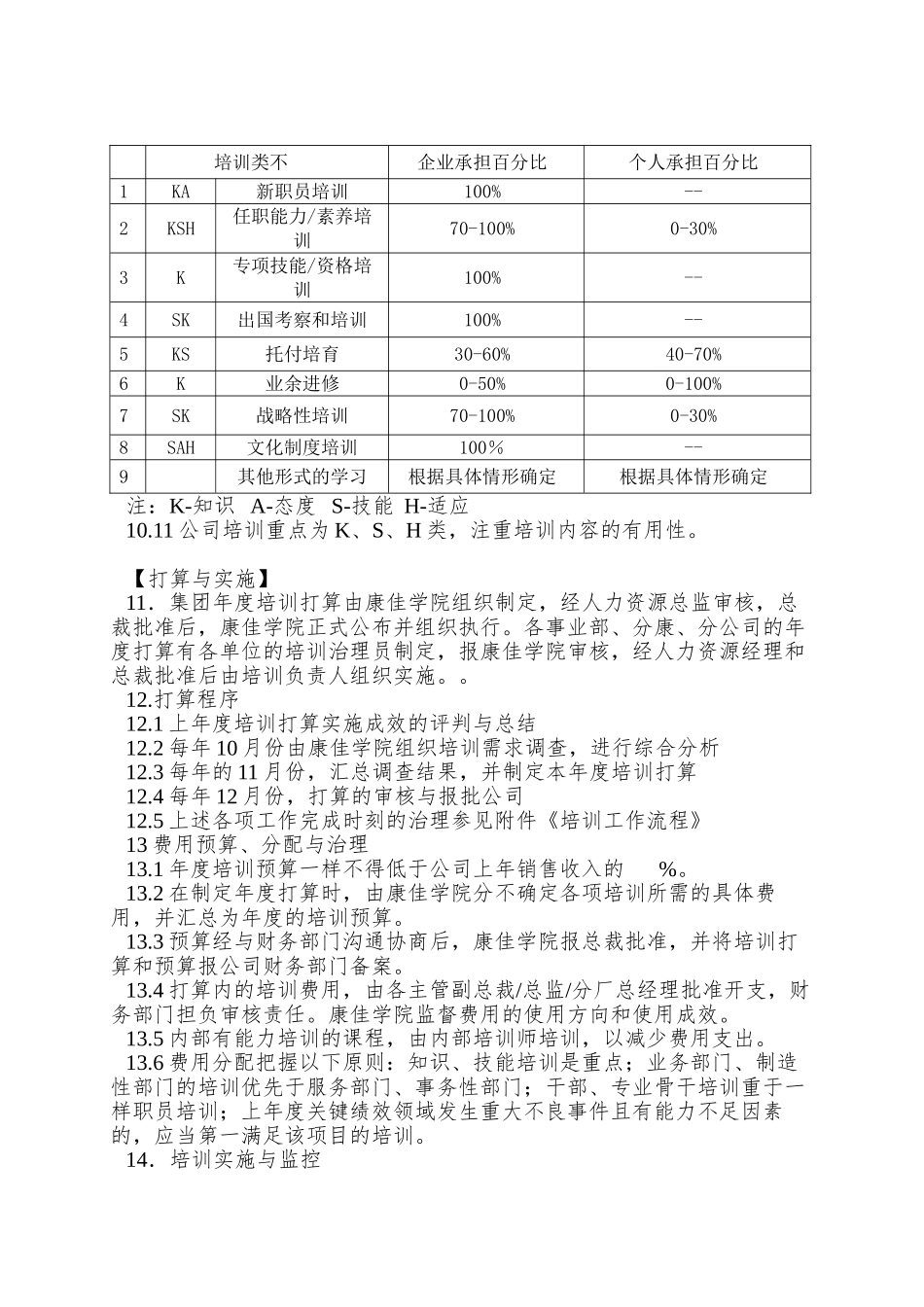员工培训管理办法_第3页