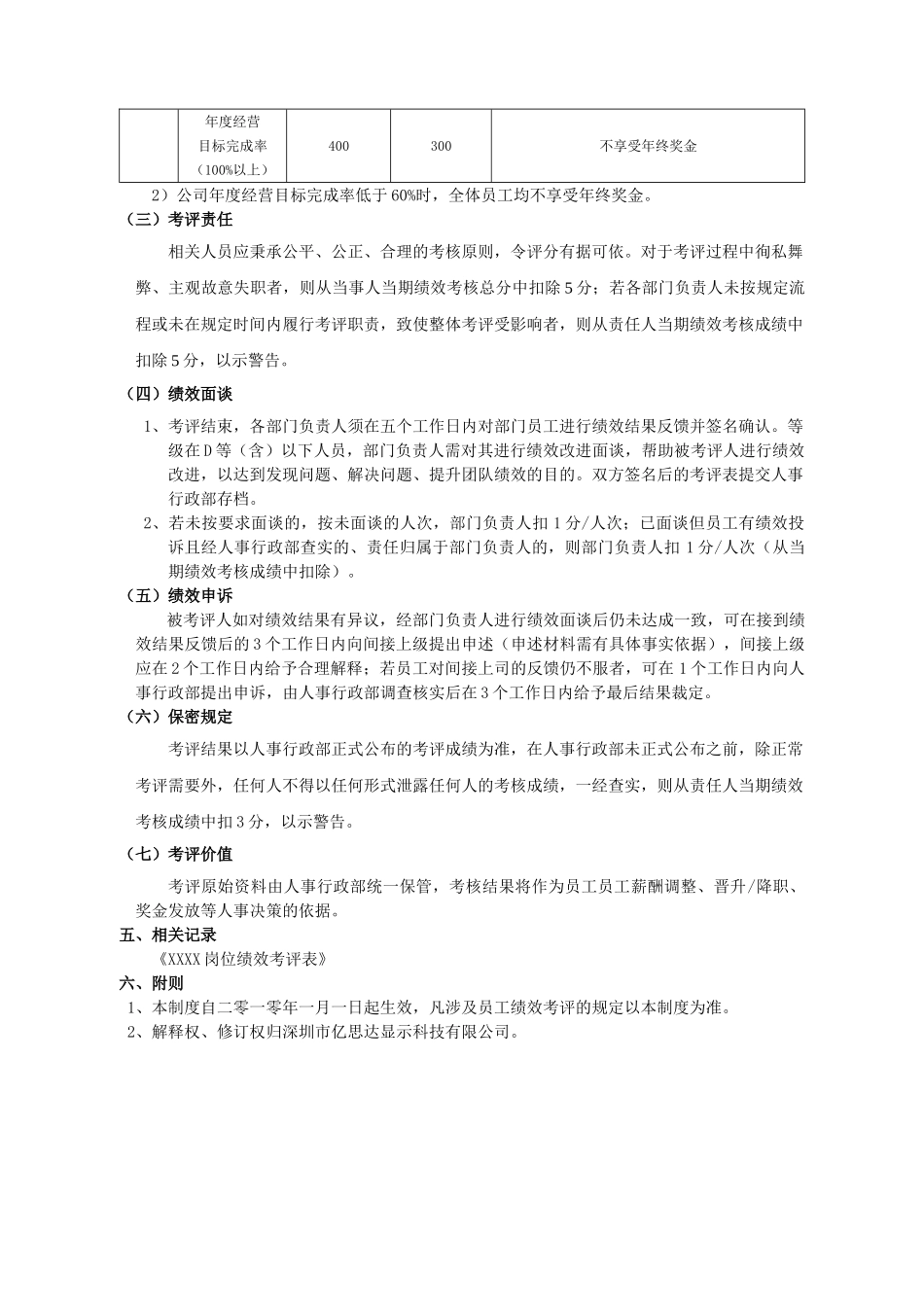 员工绩效考核管理制度015_第3页