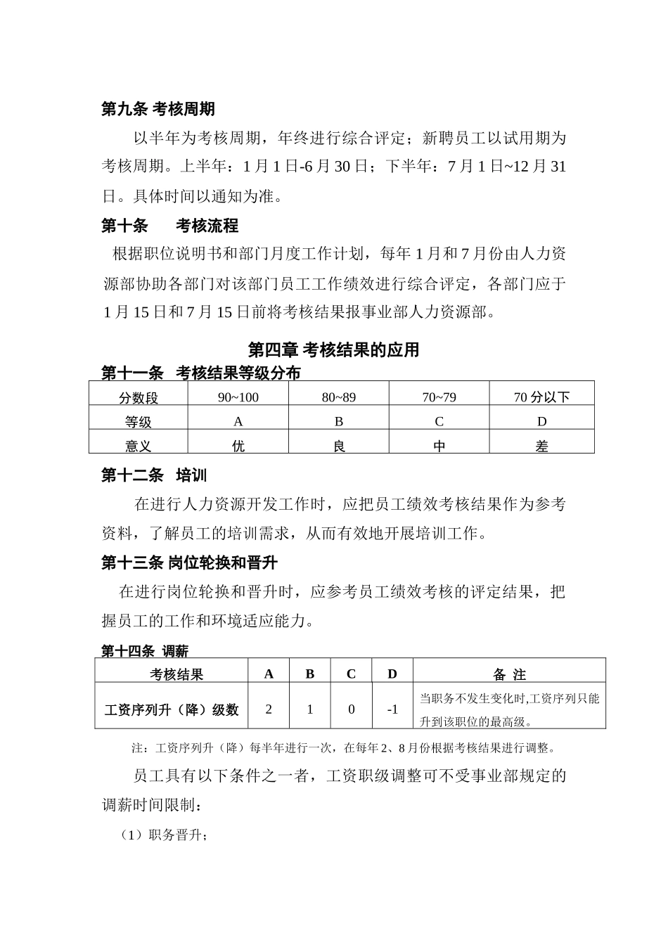 员工绩效考核管理办法_第3页