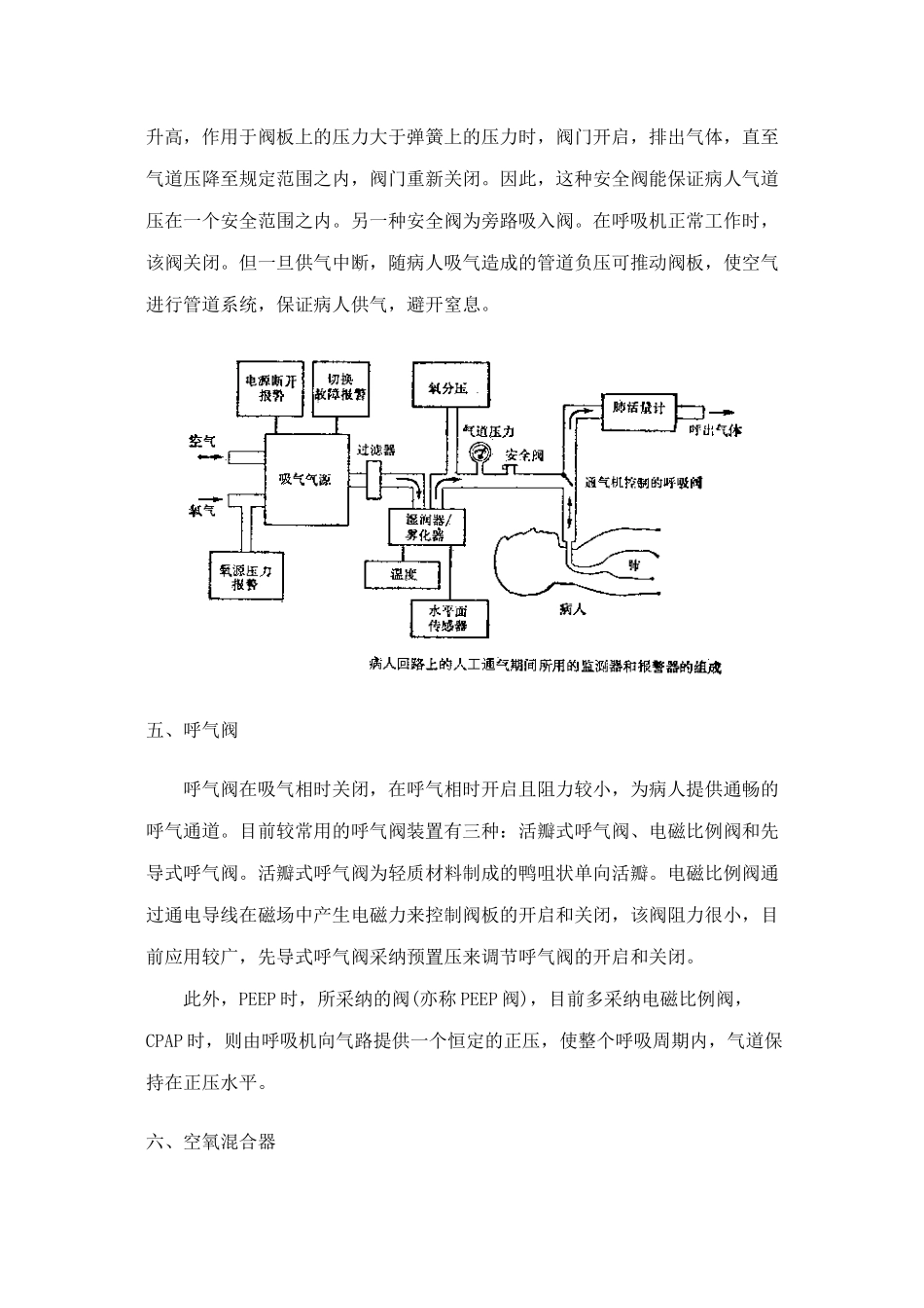 呼吸机的一般结构及工作原理_第3页
