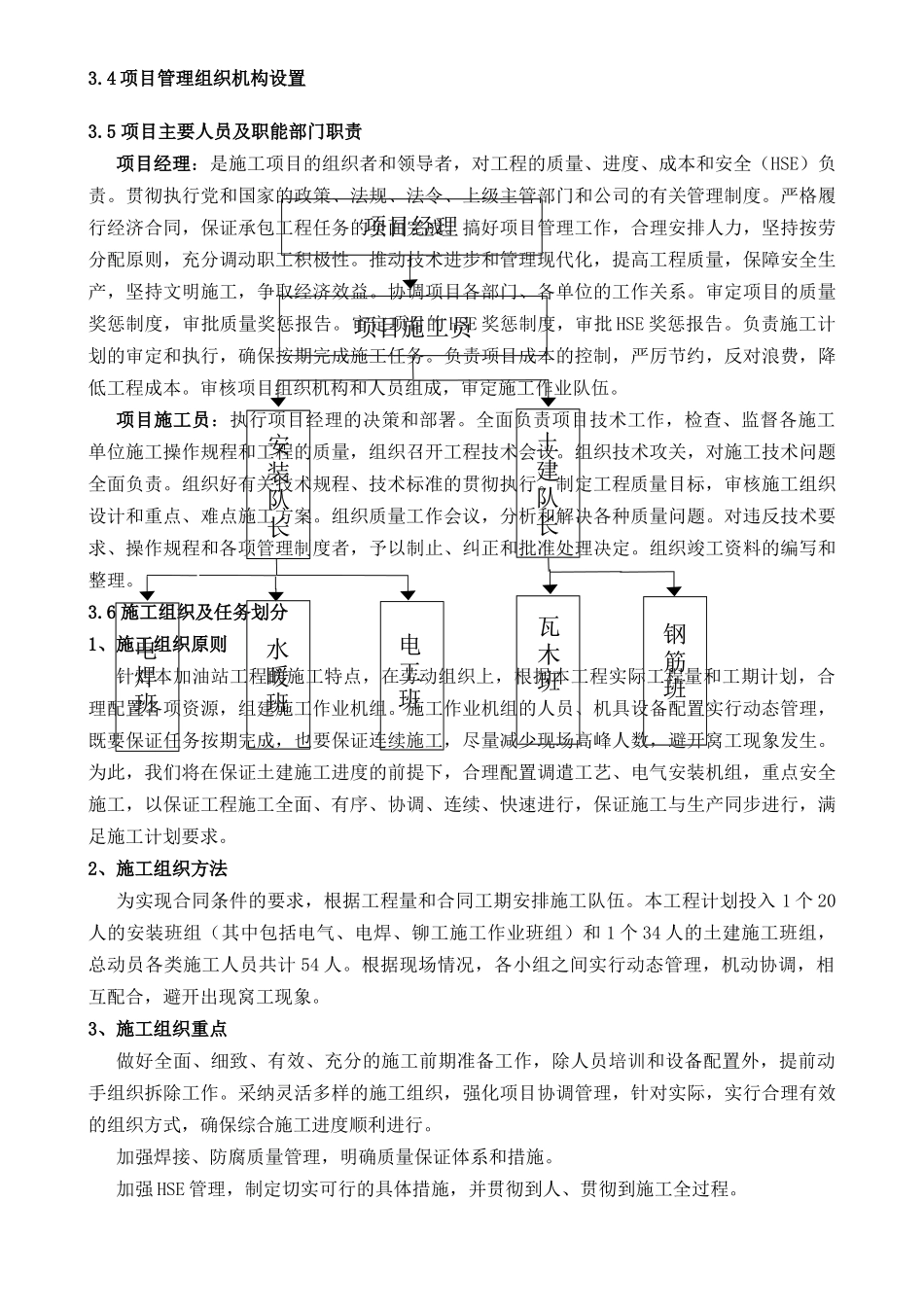 呼和浩特某加油站施工方案_第3页