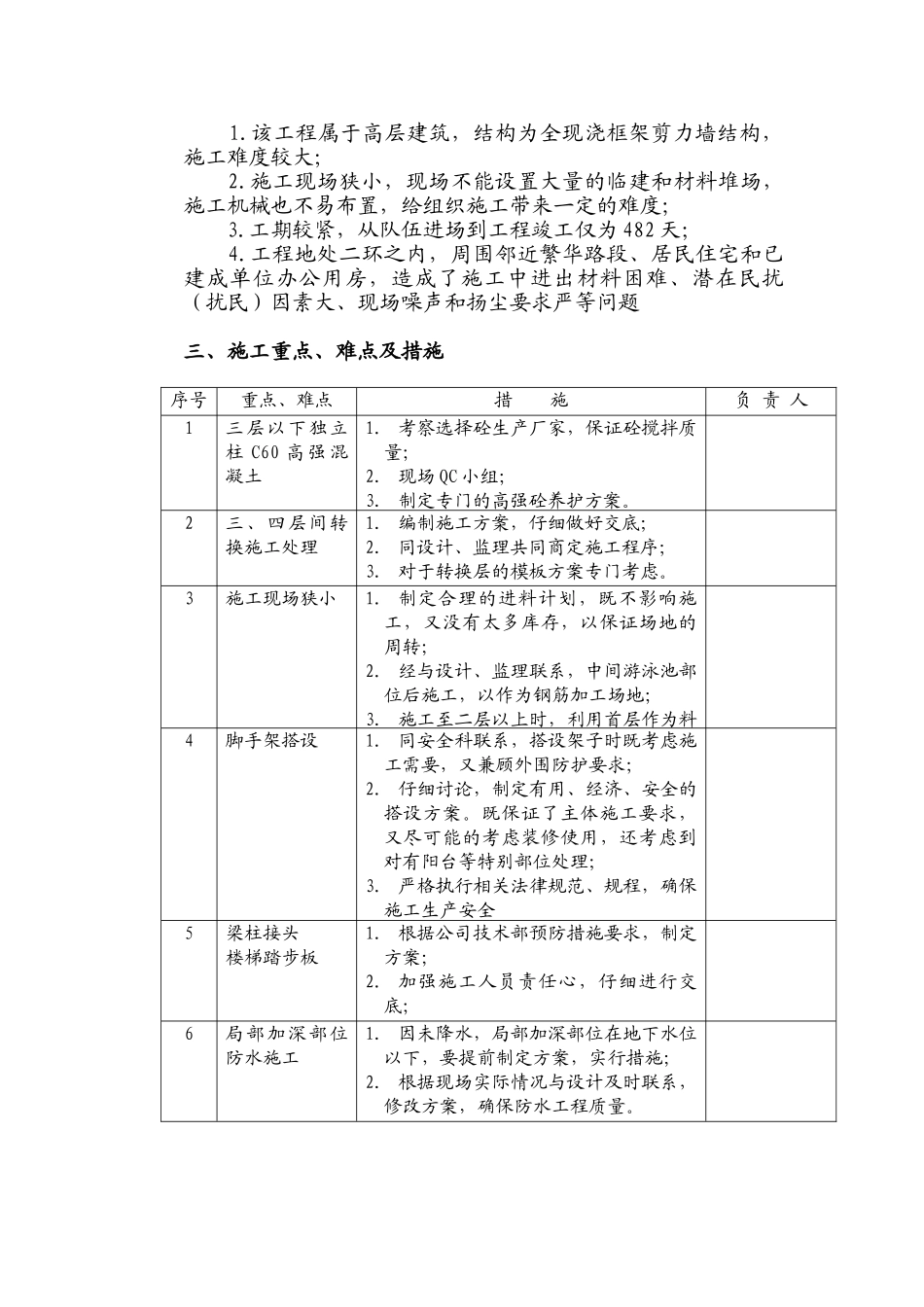 商业办公楼质量保证计划_第2页