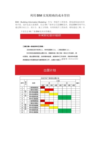 商业地产开发利用bim实现精确的成本管控