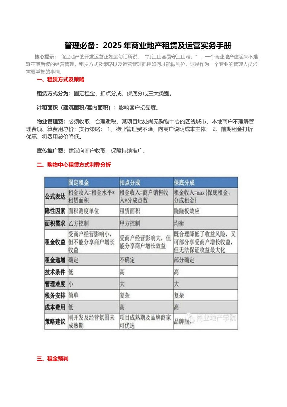 商业地产租赁及运营实务手册_第1页