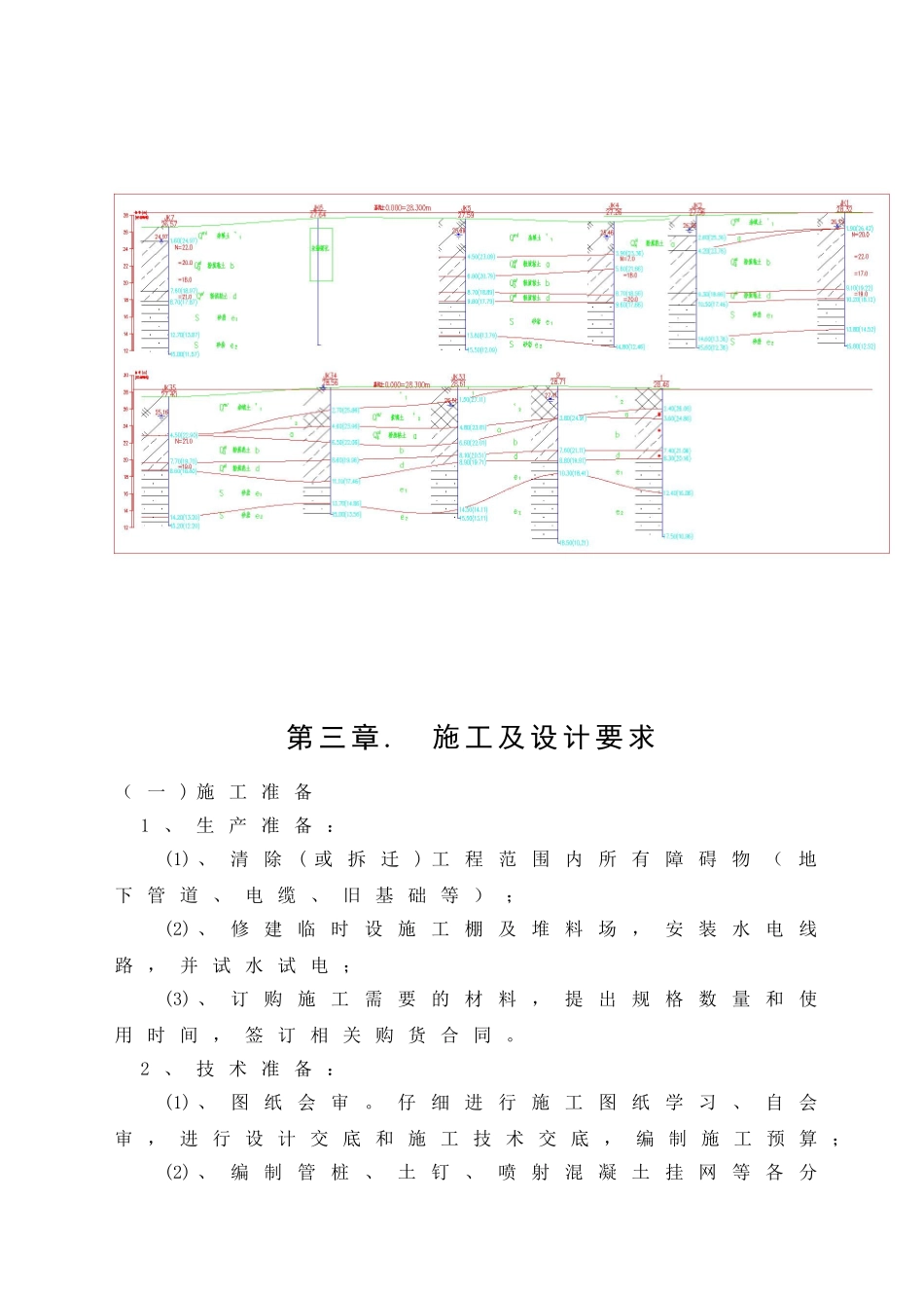 商业大厦深基坑开挖支护施工及应急预案_第3页