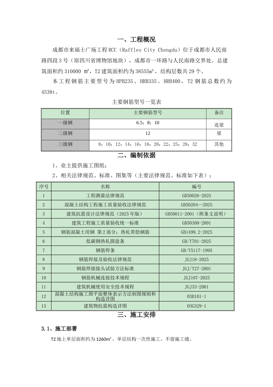 商业广场工程地上钢筋工程施工方案_第2页