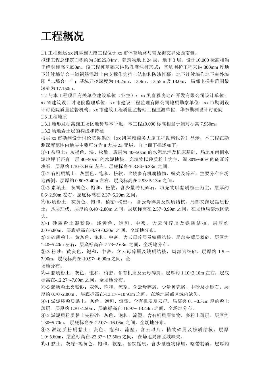 商务大厦深基坑地下连续墙施工方案_第2页