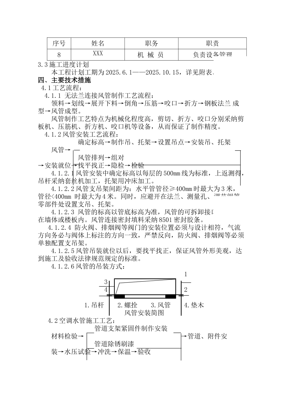 商贸城通风空调工程施工方案_第3页