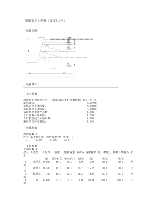 喷锚支护验算书