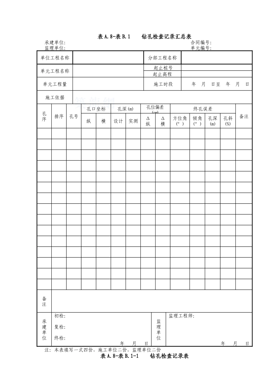 回填灌浆工程单元工程表格_第3页