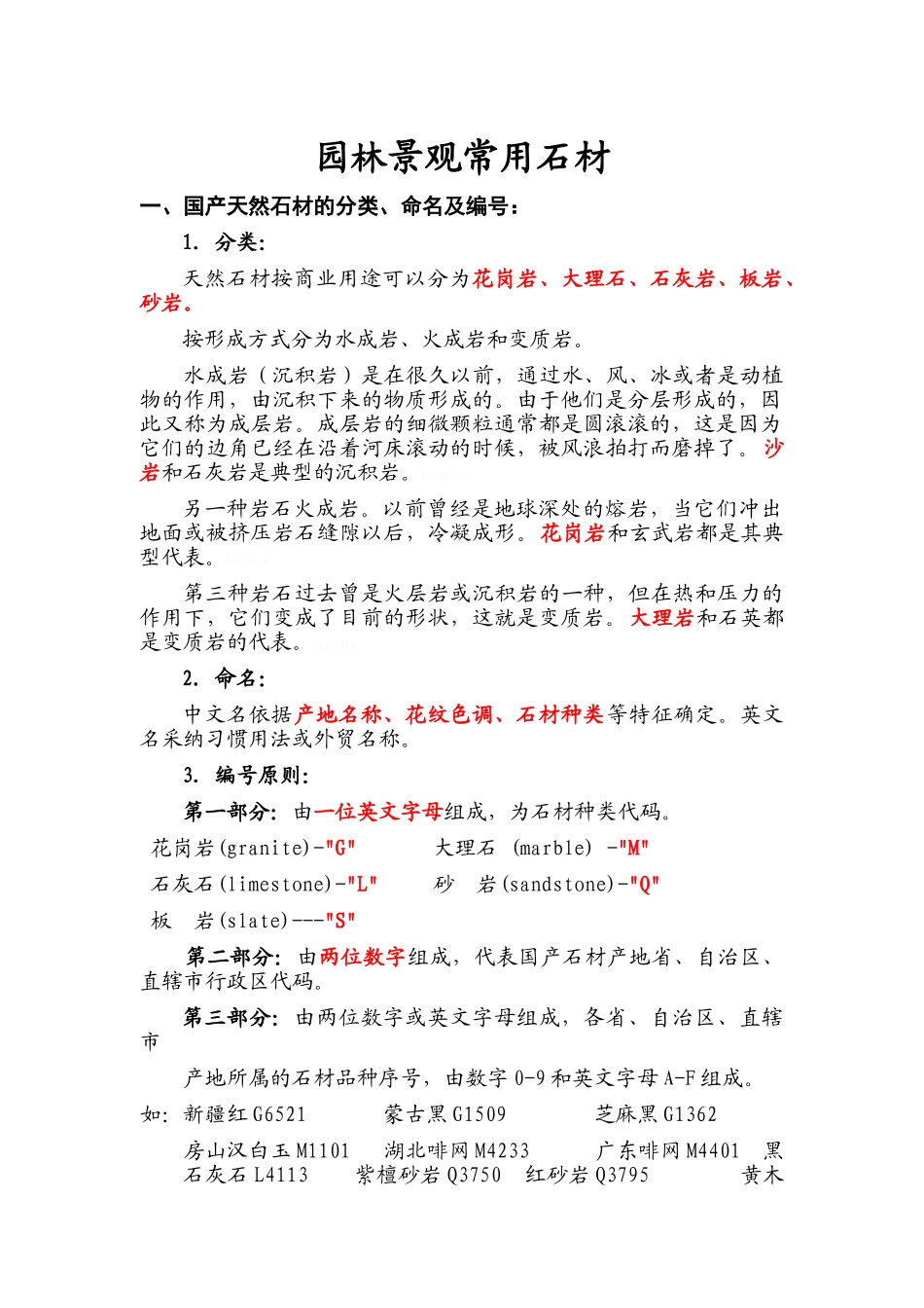 园林景观石材自己整理_第1页