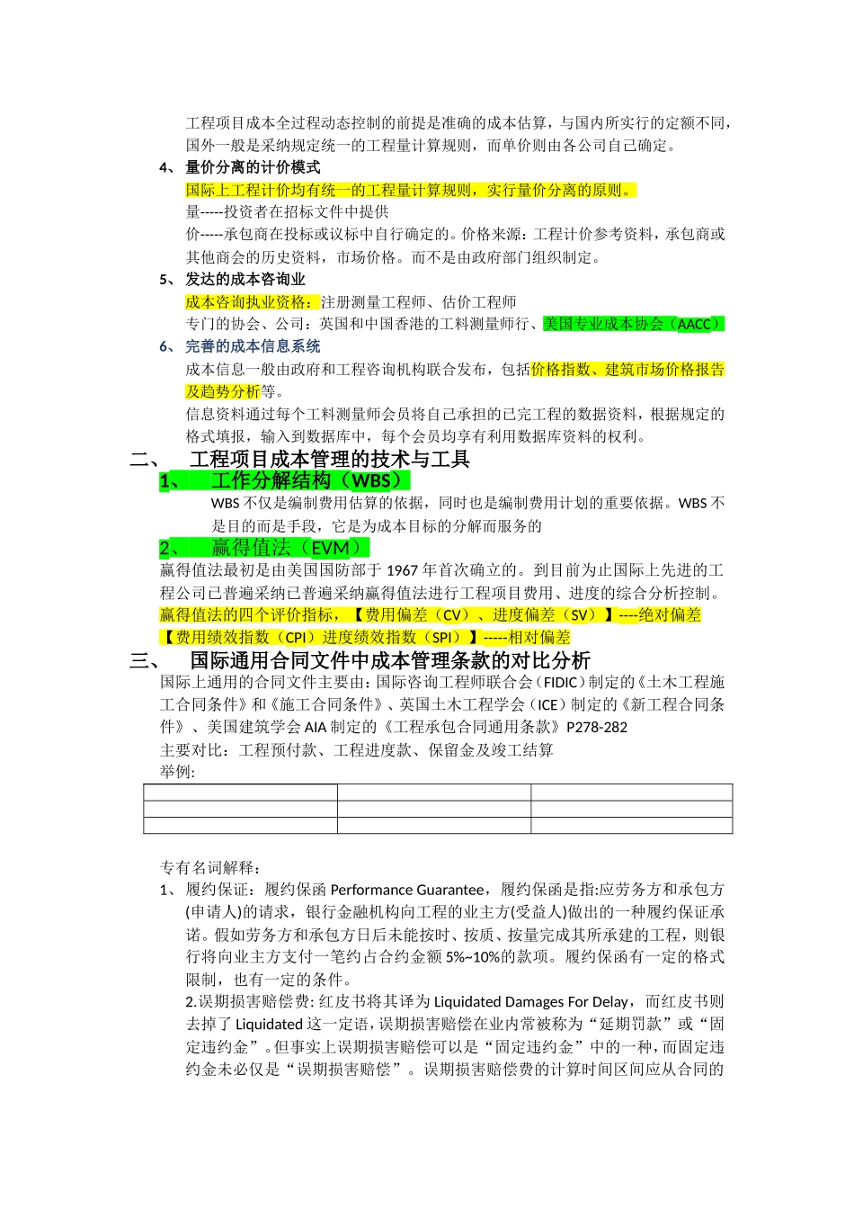 国内外工程项目成本及进度管理_第2页