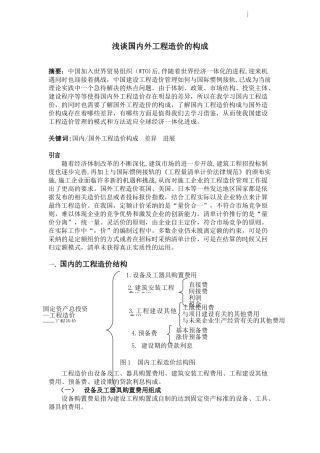 国内外工程造价构成解析
