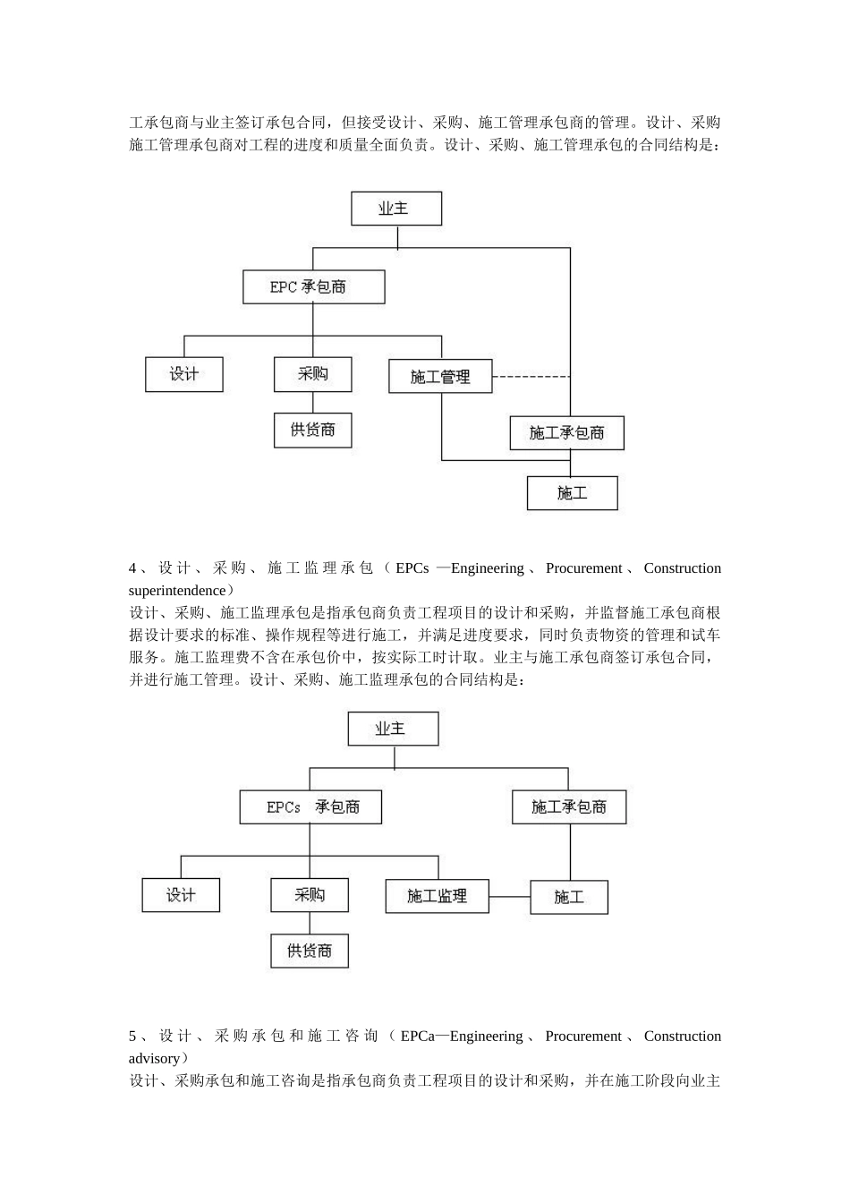 国外十种工程总承包合同结构形式与项目管理方式_第2页