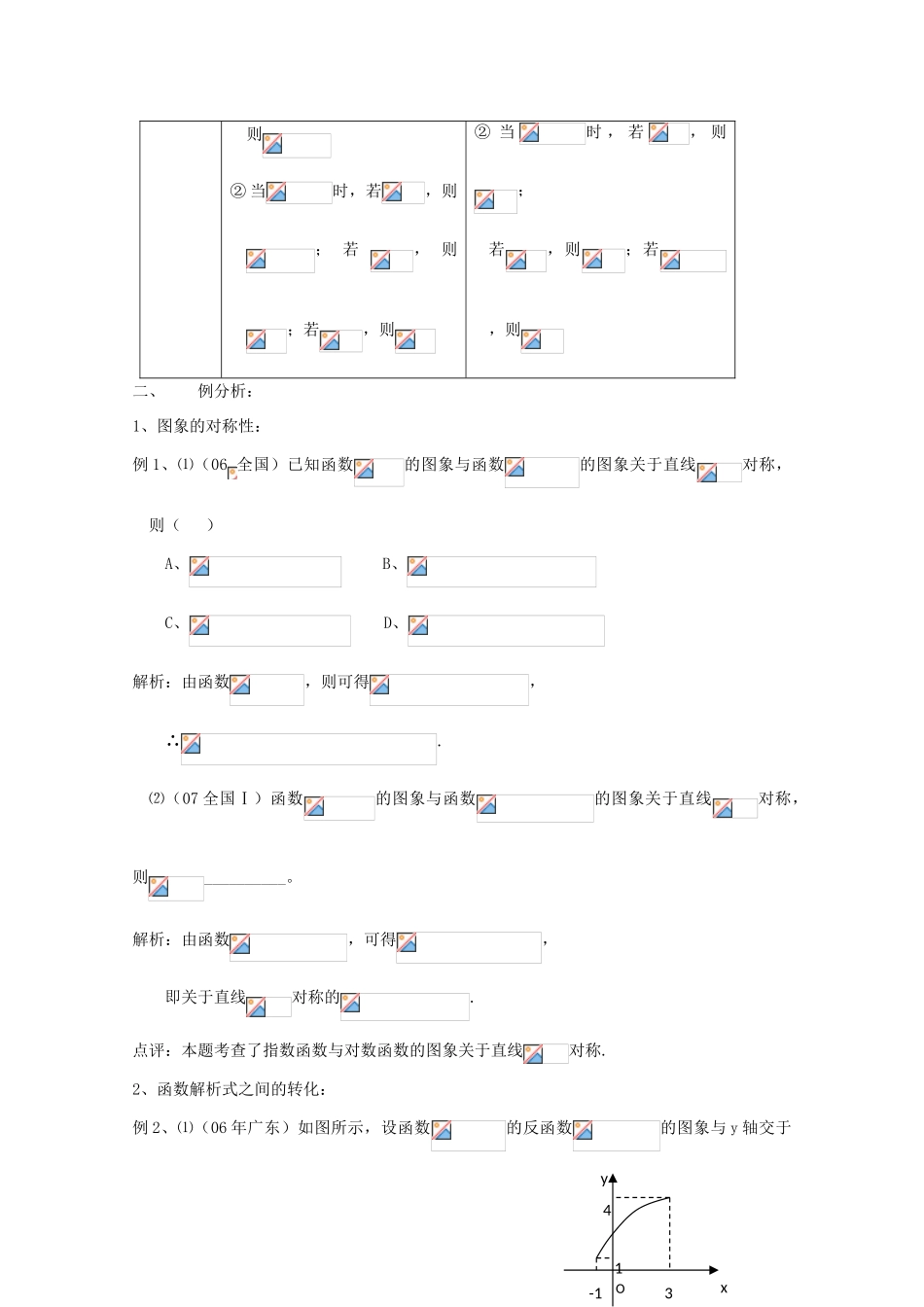 高中数学 3.2 对数与对数函数 3.2.3 指数函数与对数函数的关系导学案 新人教B版必修1-新人教B版高一必修1数学学案_第2页