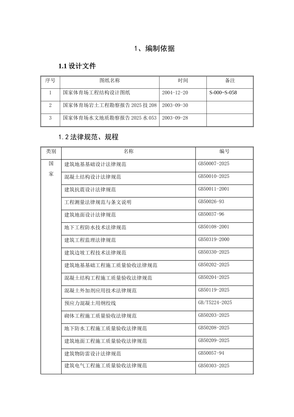 国家体育场基础工程施工组织设计_第1页