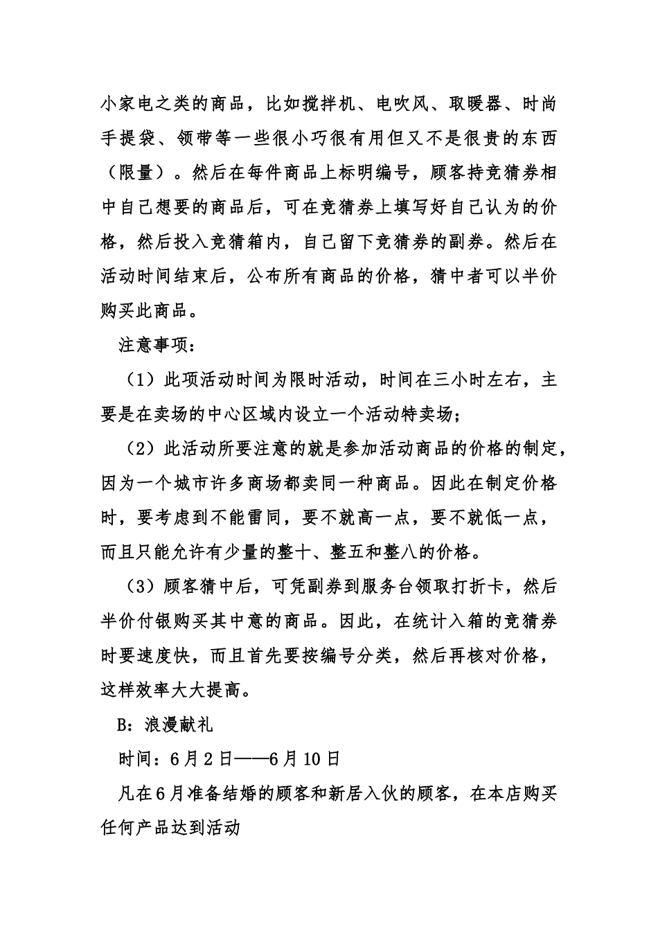 国美电器促销活动计划书_第2页
