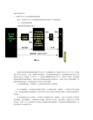 国际与国内汽车销售模式对比分析