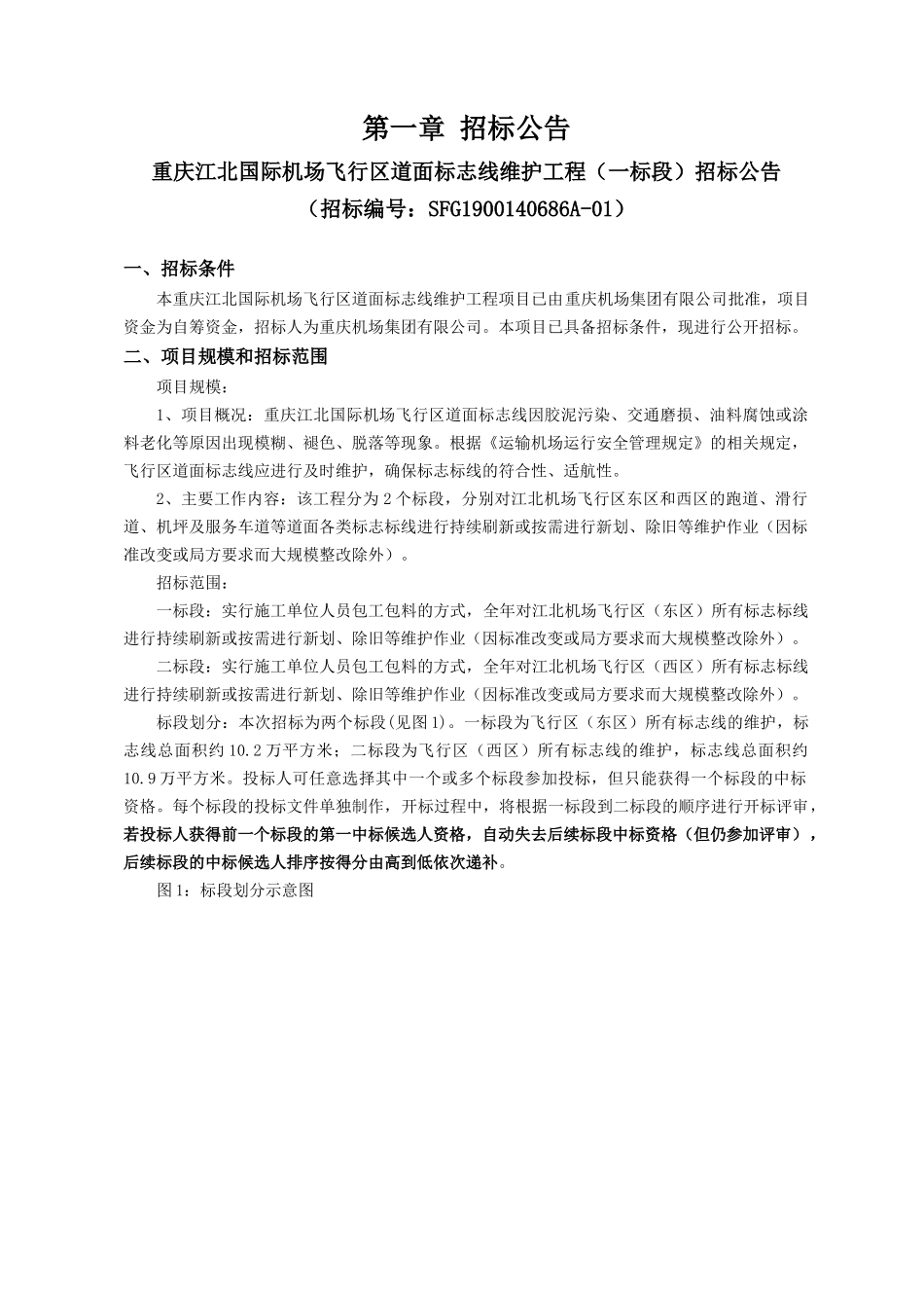 国际机场飞行区道面标志线维护工程招标文件_第3页
