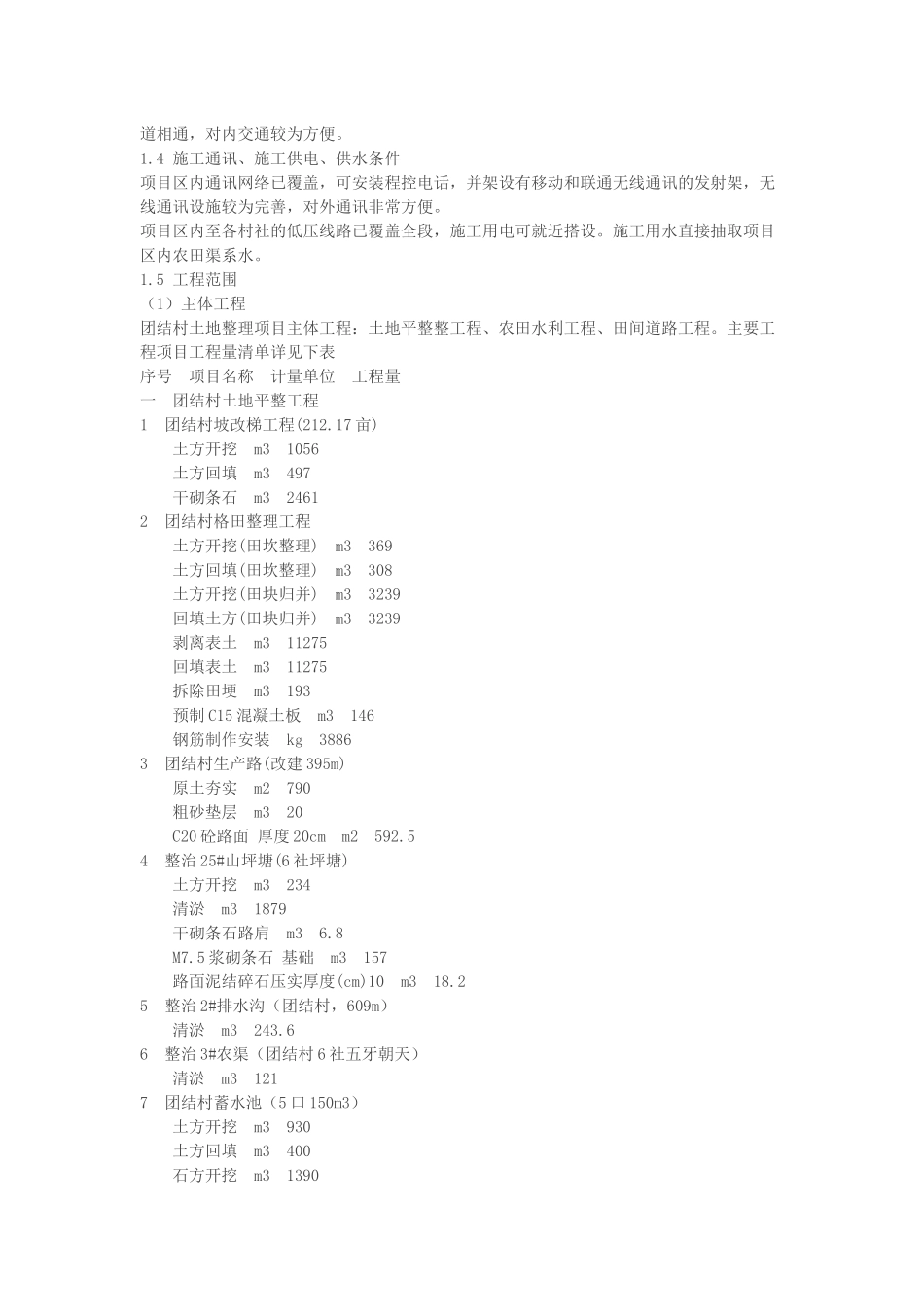 土地整理项目施工组织设计_第3页