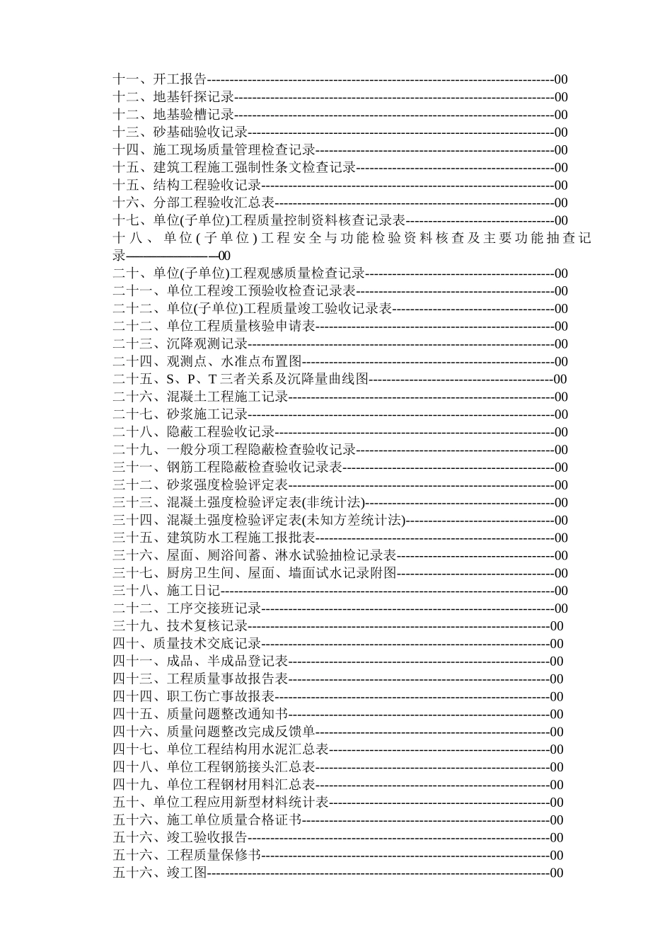 土建内业全套范例_第2页