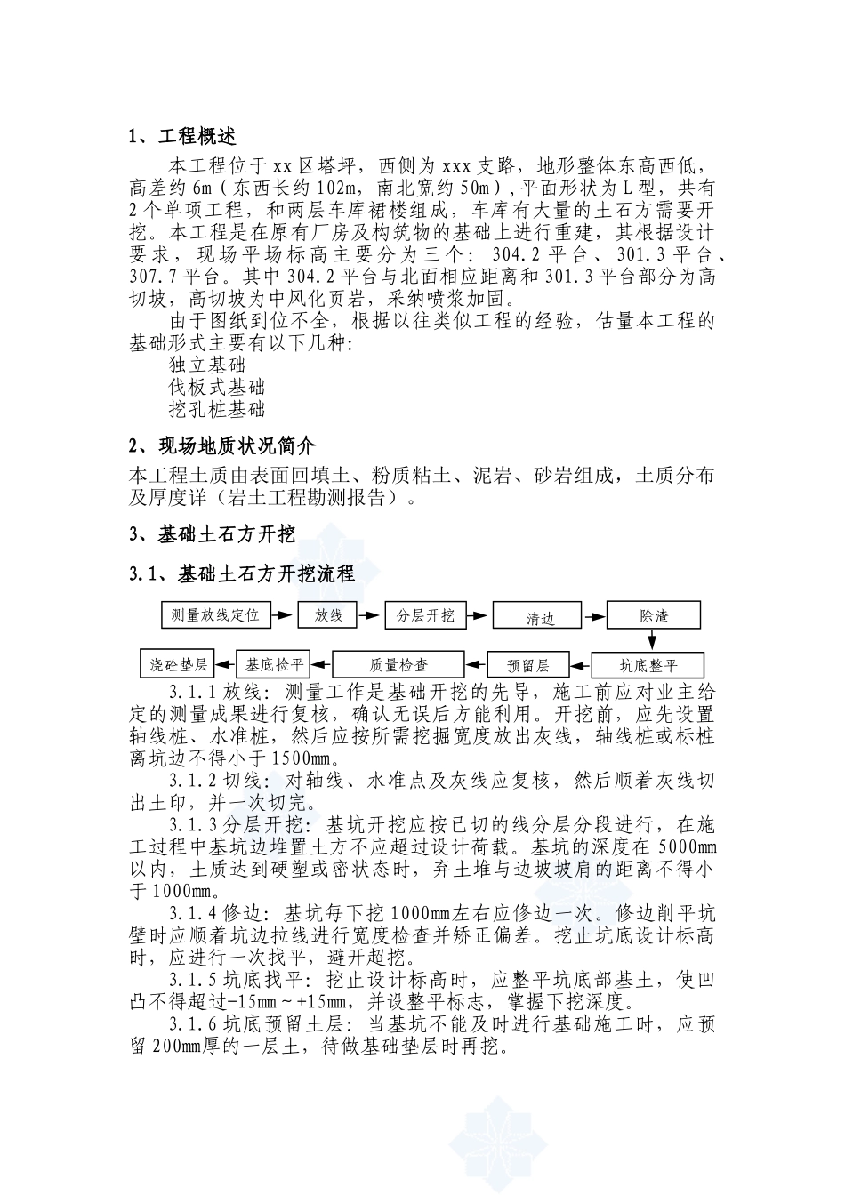 土方开挖支护施工方案_第1页