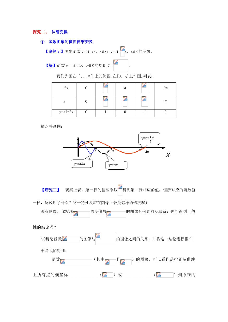 高中数学 函数y=Asin（ωx+φ）的图象精华学案 新人教A版_第3页