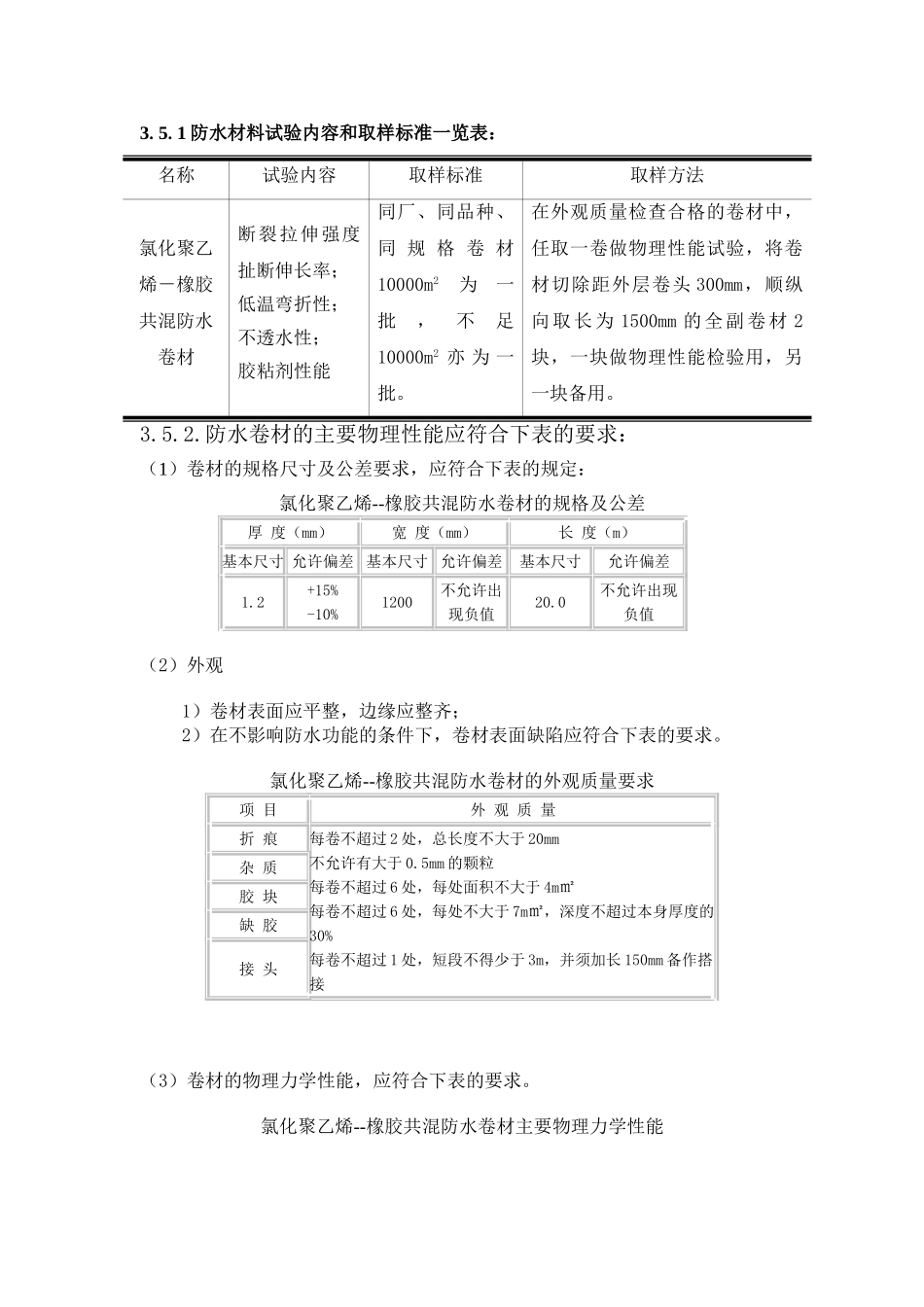 地下室外墙氯化聚乙烯橡胶共混防水卷材施工工艺_第3页