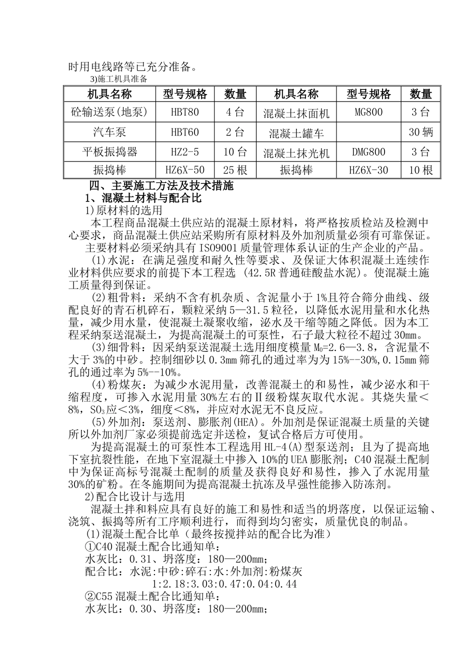 地下室混凝土施工方案_第2页