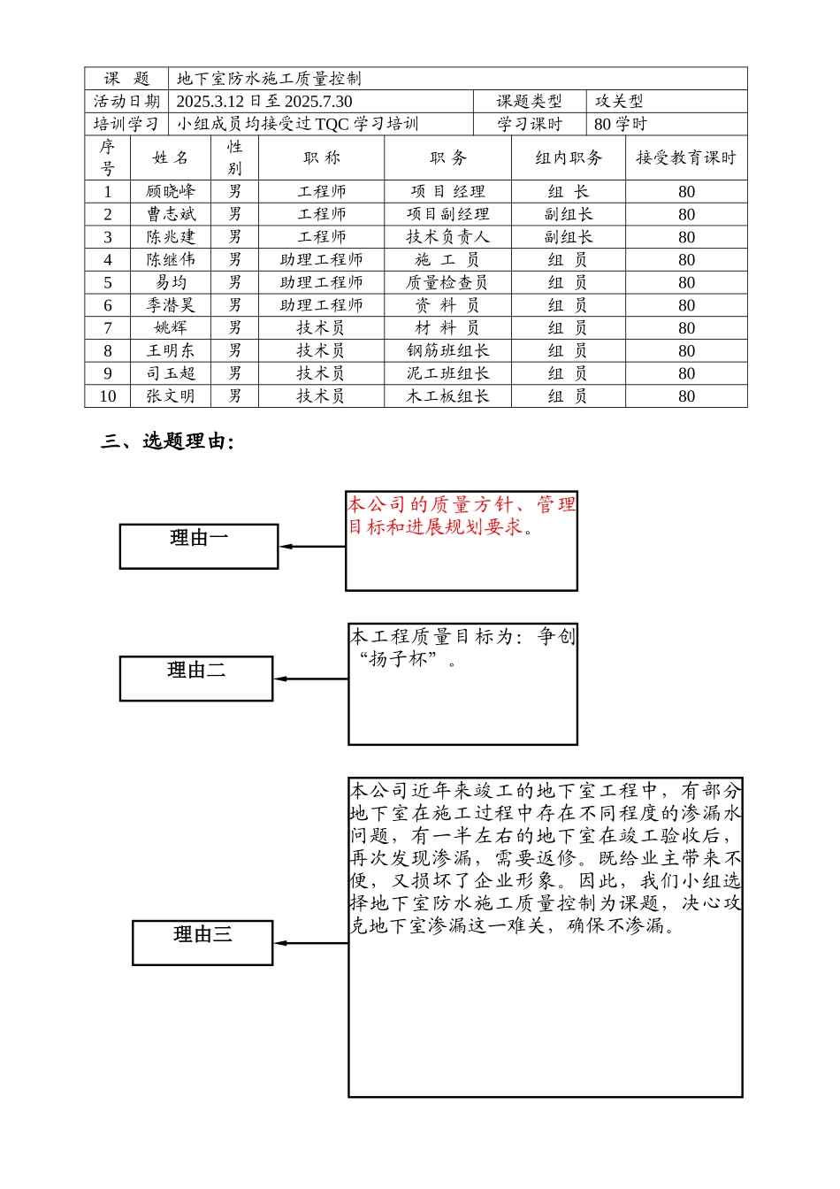 地下室防水施工质量控制-QC成果报告_第2页