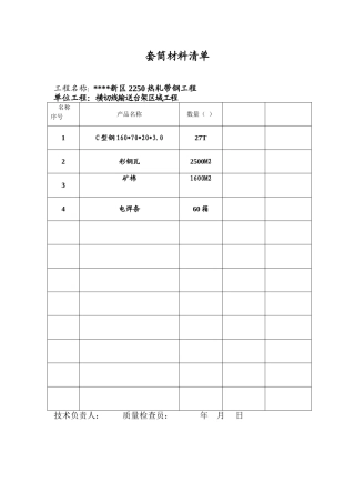 地下室风机房清单11.21