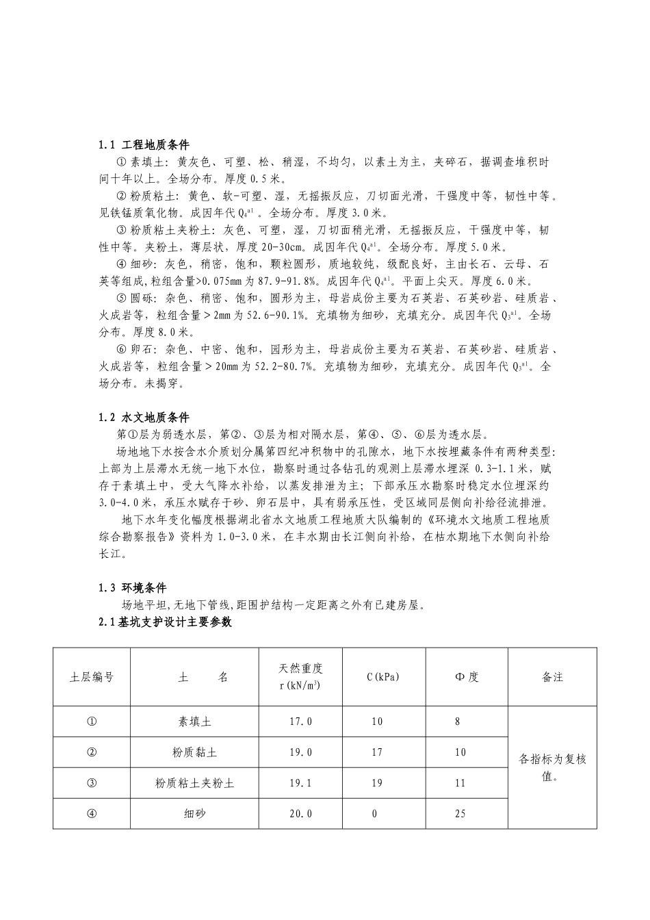 地下连续墙深基坑支护课程设计_第1页