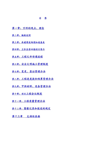 地产公司标准表格