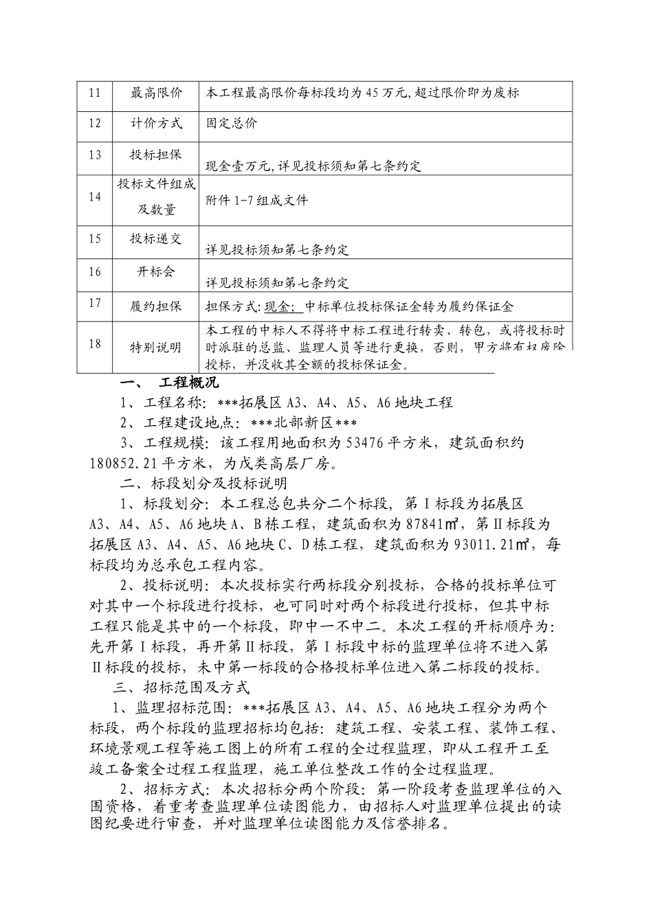 地块工程建设监理单位招标文件_第3页