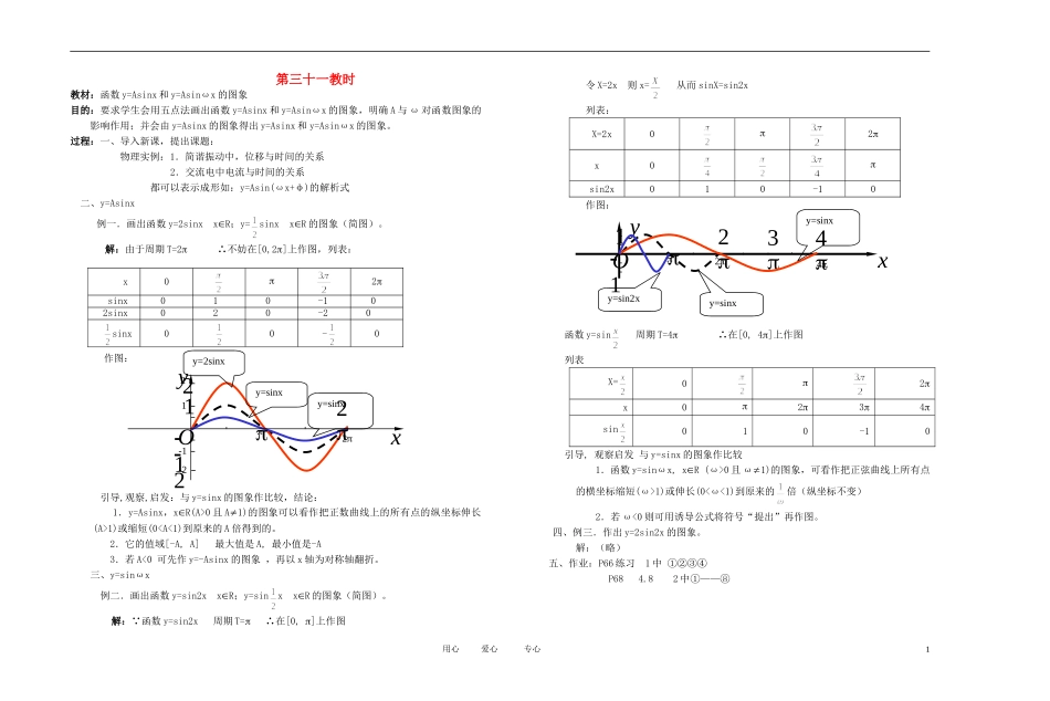 高中数学 三角函数课时教材素材-31_第1页