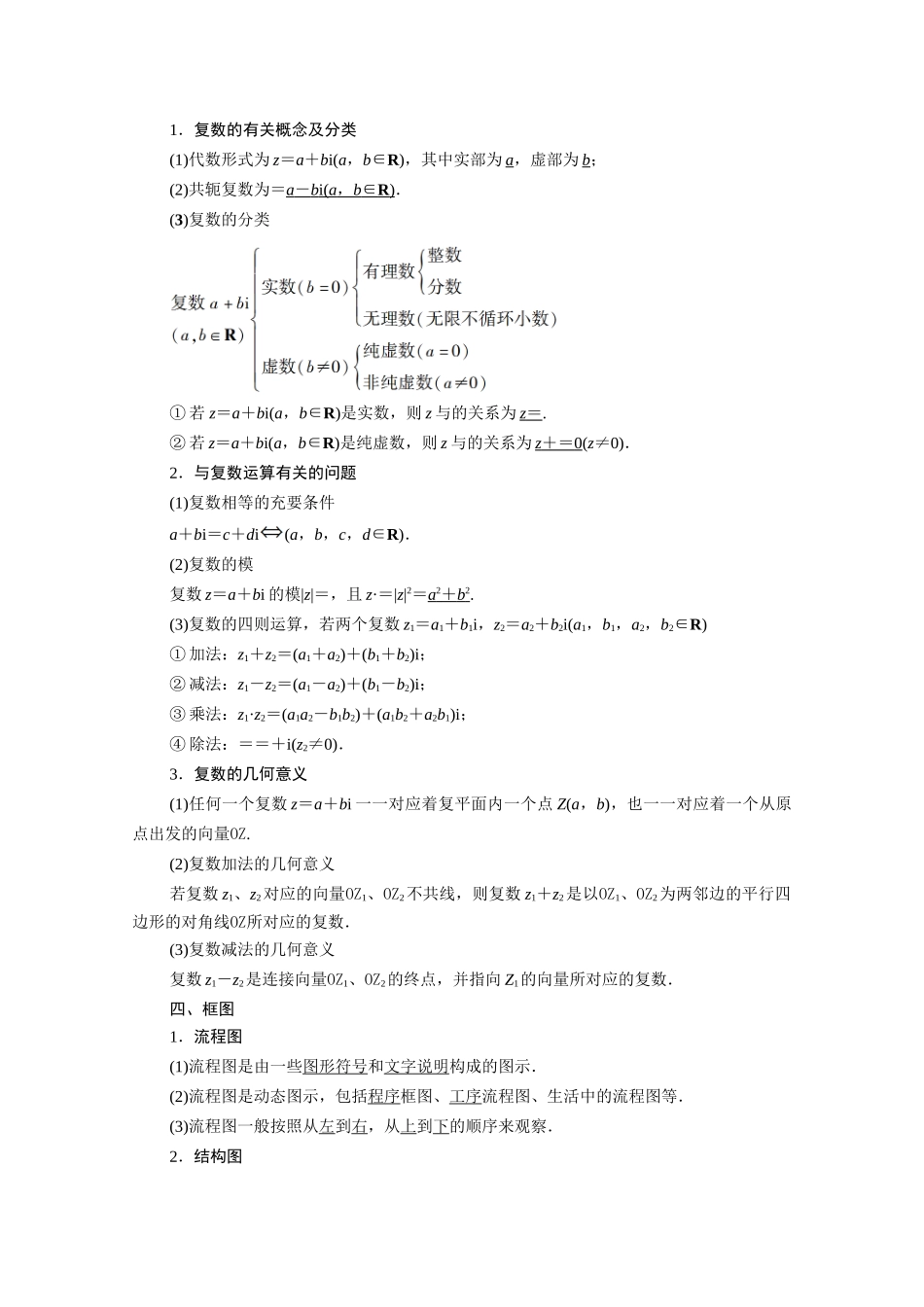 高中数学 模块综合提升学案（含解析）新人教A版选修1-2-新人教A版高二选修1-2数学学案_第2页