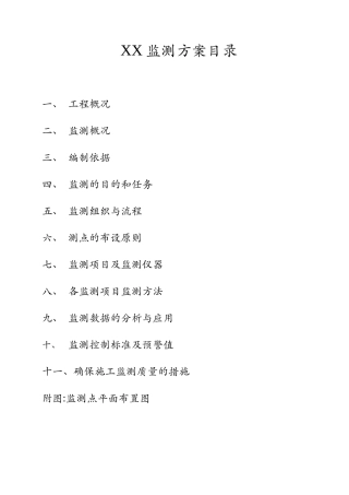 地铁车站施工监测方案