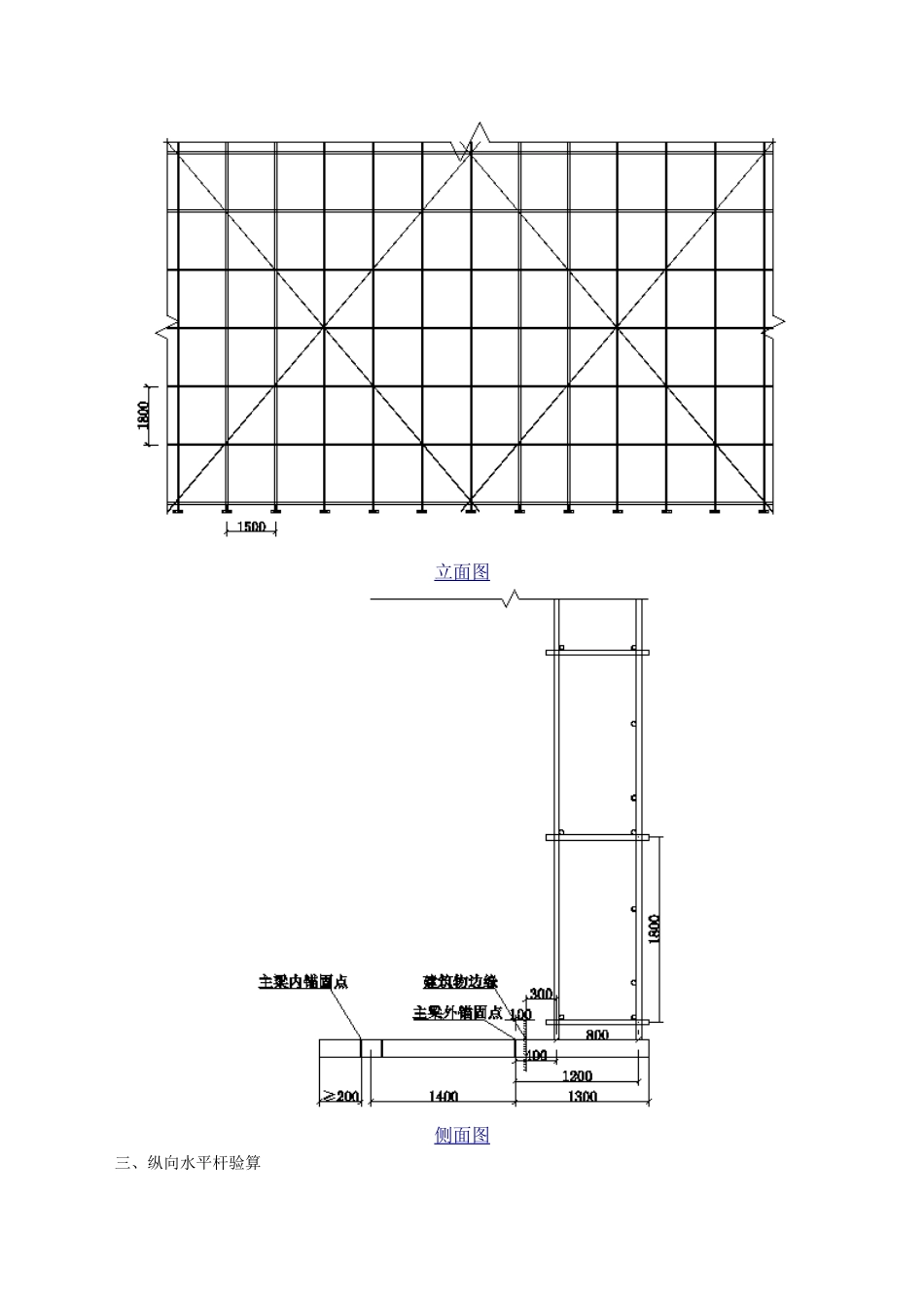 型钢悬挑脚手架计算书_第2页
